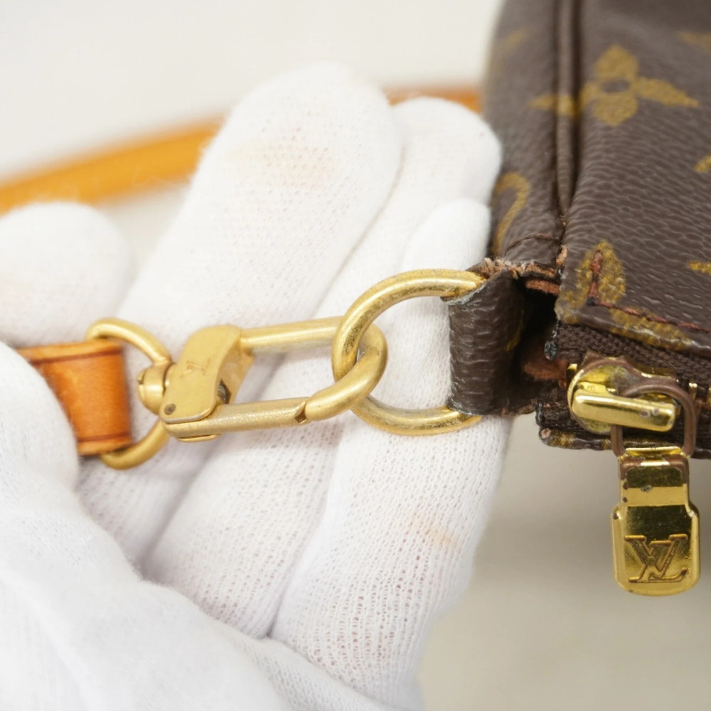 LOUIS VUITTON Brown Monogram Pochette Pouch - Picture 8 of 10